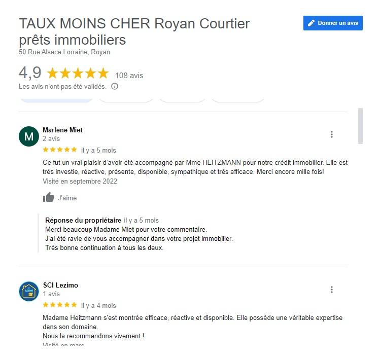 Avis Taux Moins Cher Royan